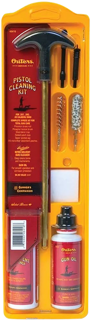 Outers 46410 Brass Rod Universal Pistol Kit Universal Pistol, Includes Reusable Clamshell for Storage