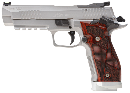 Sig Sauer 226X59CLASSIC P226 X-Five Classic 9mm Luger 20+1 5" SS w/Picatinny Rail & Beavertail Serrated SS/Optic Cut Slide Hogue Cocobolo Grip