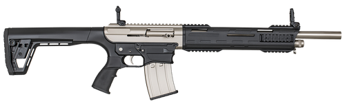 Tokarev USA 21000102 TAR MP 12 Gauge Semi-Auto 3" 5+1 18.50" Electroless Nickel Stainless Steel Barrel, Electroless Nickel Aluminum Receiver w/Picatinny Rail, M-LOK Handguards, Black Polymer Stock