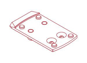 ZRO Delta MODULUS Mounting Plate - SHIELD