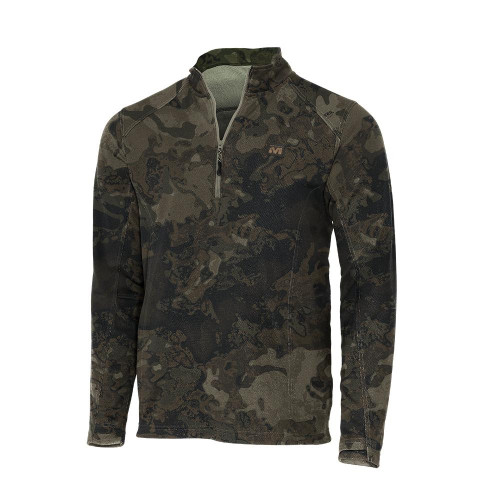 Muddy DV8 Quest Midweight Quarter Zip Sweatshirt Veil Canyon Grey 2XL