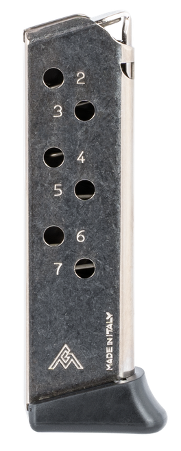 Mec-Gar MGWPPKSFRN Walther 7rd 380 ACP, Fits Walther PPK/S Nickel Carbon Steel