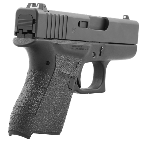 Talon Grips 100R Adhesive Grip  Compatible w/Glock 43, Black Textured Rubber