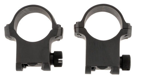 Ruger 90409 5BHM/6BHM Scope Ring Set  Matte Black 1" High