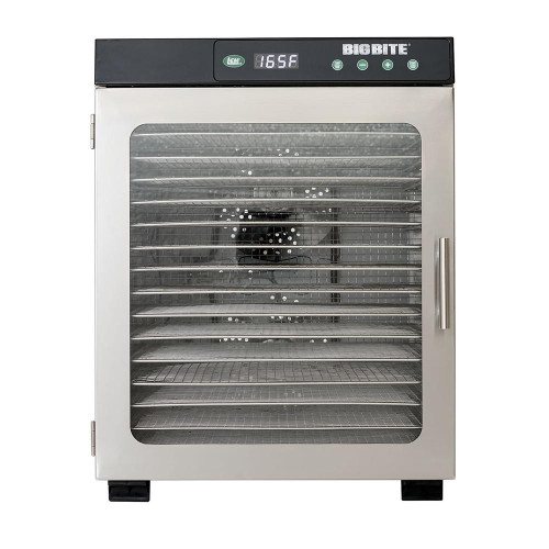 LEM BigBite 16-Tray Stainless Steel Dehydrator