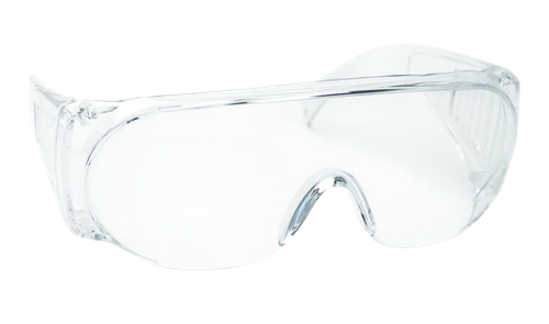 Walker's GWPFCSGLCLR Sport Glasses Full Coverage Adult Clear Lens Polycarbonate Clear Frame