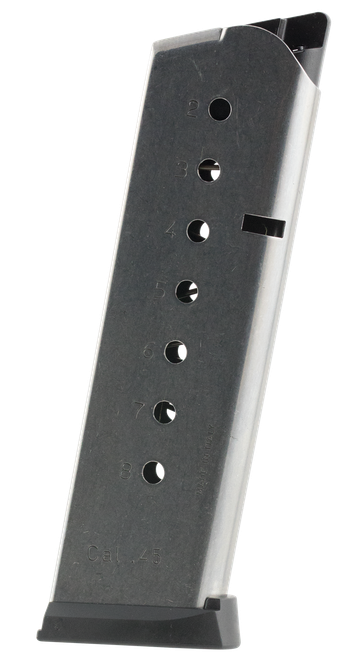 Mec-Gar MGCG4508SPF 1911 Government 8rd 45 ACP, Stainless Steel