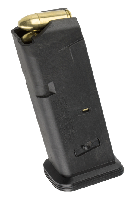 Magpul MAG907BLK PMAG GL9 10rd 9mm Luger Compatible w/Glock 19 Black Polymer