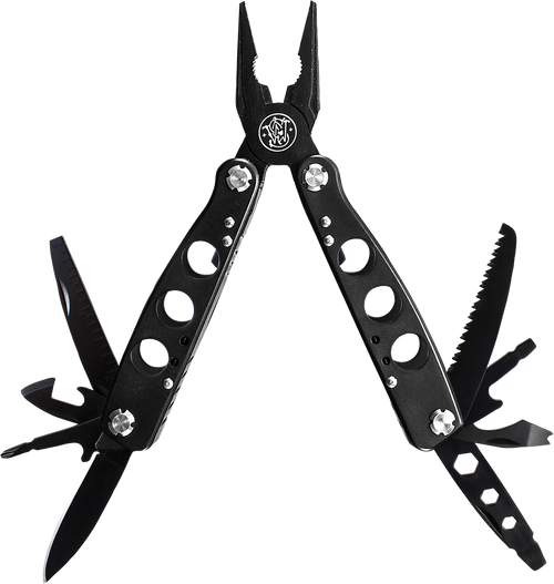 Smith & Wesson Knives SWMT1CP Multi-Tool  Black 6.50" Long Includes Case