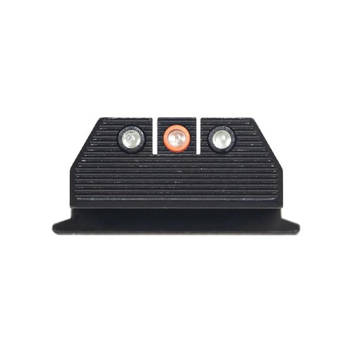Night Fision Optics Ready Stealth Night Sight Set Orange Front Black Back for S&W M&P 9 Shield Plus