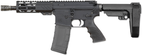 Rock River Arms BLK2132 LAR-15M  300 AAC Blackout 30+1 8" Black M-LOK Handguard, Black Aluminum Picatinny Rail Receiver, Black Polymer SB Tactical SBA3 Arm Brace, Black Hogue Rubber Grip