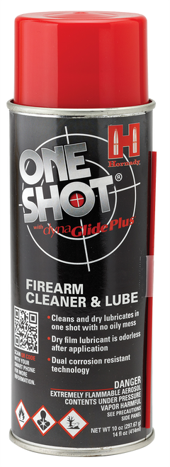 Hornady 99901 One Shot Gun Cleaner & Lube Against Corrosion & Lubricates 10 oz Aerosol