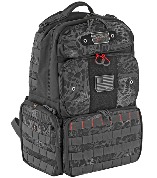 GPS Bags T1913BPP Tactical  PRYM1 Blackout 1000D Polyester 4 Handguns