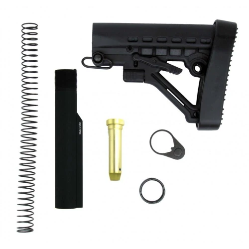 TacFire AR-15 Mil Spec Buffer Tube Kit with QD Attachments