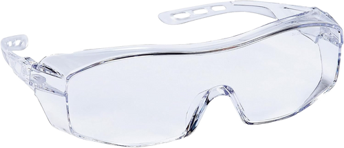 Peltor 47030PEL6 Sport Over the Glass Adult Over the Glass Clear Lens Polycarbonate Clear Frame