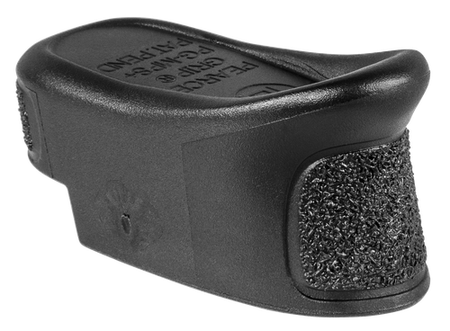 Pearce Grip PGMPS+ Magazine Extension  made of Polymer with Texture Black Finish & 1" Gripping Surface for S&W M&P Shield, M&P Shield M2.0 (Adds 2rds 9mm Luger, 1rd 40 S&W)