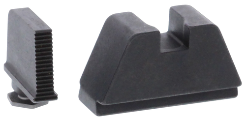 AmeriGlo GL470 Optic Compatible Sight Set for Glock  2XL Tall Serrated Front Sight- Black Rear Sight