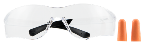 Pyramex PYS2510SDP Zteck Combo Adult Clear Lens Polycarbonate Clear Frame