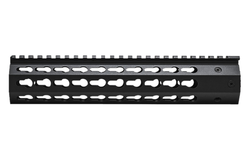 NcStar VMARFFKMC Keymod Handguard  Free-Floating Aluminum Black Anodized 10" for AR-15, M4