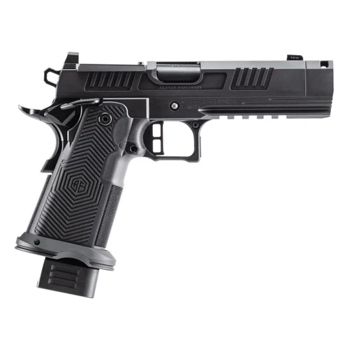AF1911-ROMULUS 9MM 10Rd Magazine (5) 4.25" MOS Optic Cut Press In Compensated Ramped Bull Barrel DLC BLK