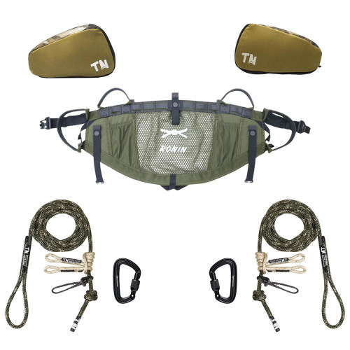 Timber Ninja Outdoors Ronin Saddle Starter Kit XL 36" - 40" Green