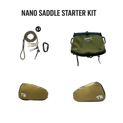 Timber Ninja Outdoors Nano Saddle Starter Kit XL 36" - 40"