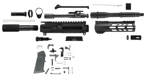 TacFire  AR Build Kit  5.56x45mm NATO 7.50" Barrel Black for AR Platform