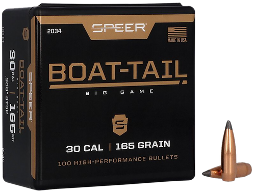 Speer 2034 Boat-Tail  .308 165 gr Spitzer Boat Tail Soft Point