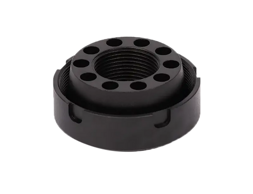 SilencerCo AC4741 Charlie Direct Thread Mount Fits 11/16"x24 Stainless Steel Oxide Black
