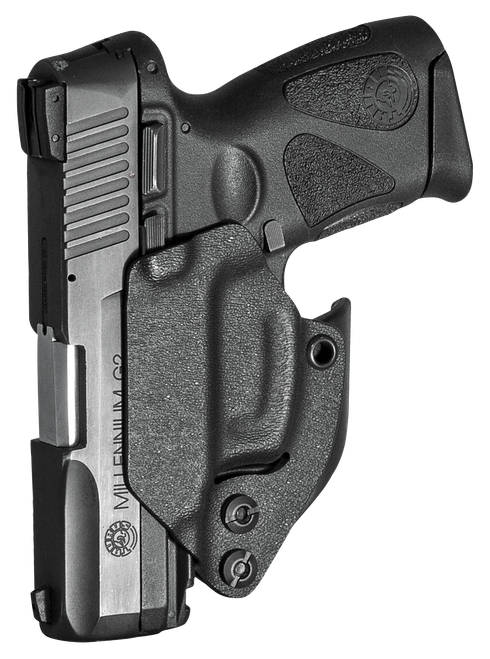 Mission First Tactical H2TG2AIWBM Minimalist Holster IWB Black Polymer Belt Clip Fits Taurus PT111/G2/G2C/G2S/G3/G3C Ambidextrous