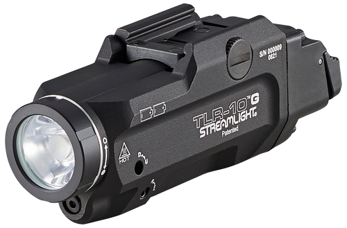 Streamlight 69473 TLR-10 G Gun Light with Green Laser  Black Anodized 1,000 Lumens White LED