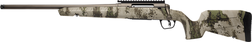 Savage Arms 32312 Axis 2 Pro Compact 308 Win 4+1 20" Gun Metal Bronze Cerakote Heavy Threaded Barrel & Picatinny Rail Carbon Steel Receiver, Fixed Woodland Camo Synthetic Stock, Left Hand