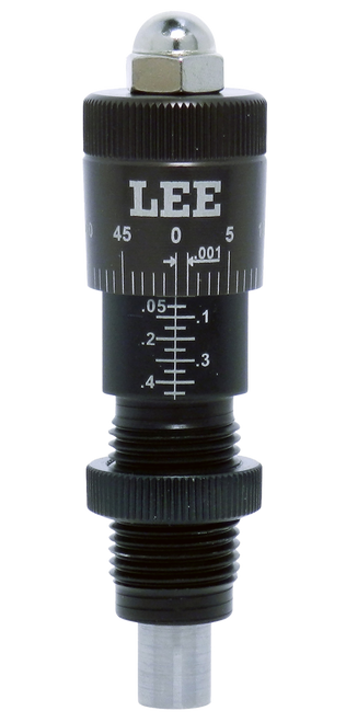 Lee Precision 92162 Micrometer Factory Crimp Adapter Black/Clear 44/45 Cal Pistol Firearm