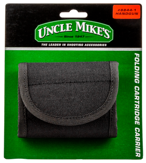 Uncle Mike's 8844 Folding Cartridge Carrier Handgun 12 Rounds Black Nylon