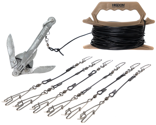 Higdon Outdoors 30340 Battleship Jerk Rig PVC Coated Steel