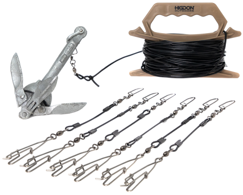 Higdon Outdoors 30340 Battleship Jerk Rig PVC Coated Steel