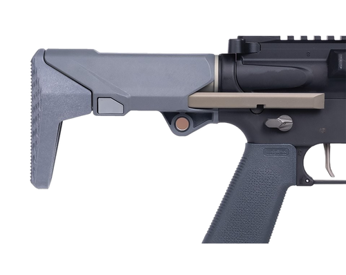 Q LLC ACCSHORTYSTOCKGRAY Shorty  Gray Polymer Fits AR/M4