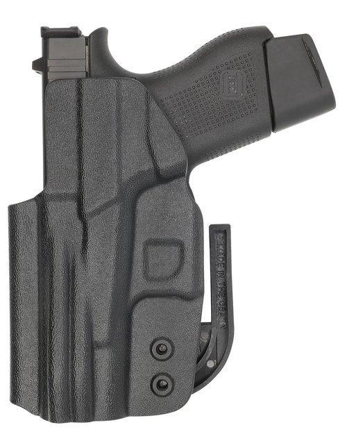 C&G Holsters 0026100 Covert  IWB Black Kydex Belt Clip Fits Glock 42