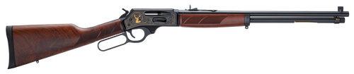Henry H009GWL Side Gate Wildlife Full Size 30-30 Win 5+1 20" Blued Steel Barrel, Blued Steel Receiver, Fancy American Walnut Stock Right Hand