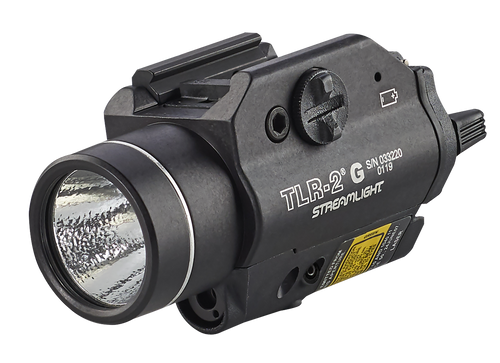 Streamlight 69250 TLR-2 G Gun Light  Black Anodized 300 Lumens White LED/Green Laser