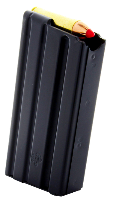 DuraMag 5X45041175CPD SS  5rd 450 Bushmaster for AR-15 Black w/ Black Follower Detachable