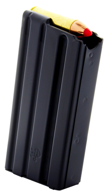 DuraMag 5X45041175CPD SS  5rd 450 Bushmaster for AR-15 Black w/ Black Follower Detachable