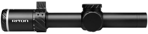 Riton Optics 3T18ASIBLK2 3 Tactix  Black 1-8x24mm 30mm Tube Illuminated OT Reticle