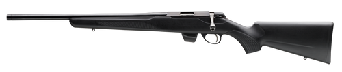 Tikka JRT1X409 T1X MTR Full Size 17 HMR 10+1 20" Black Threaded Barrel, Black Drilled & Tapped Stainless Steel Receiver, Black Fixed Synthetic Stock, Left Hand