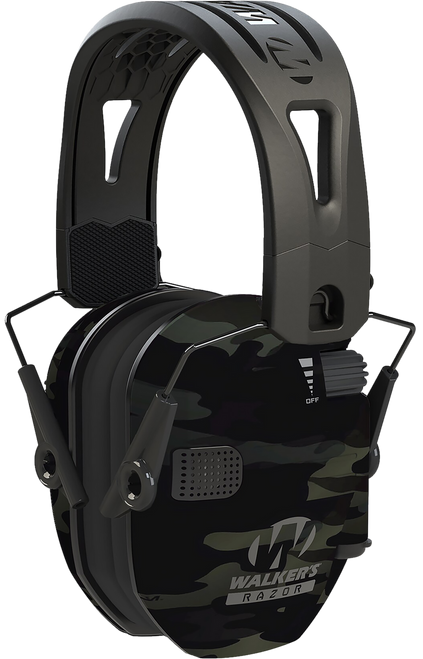 Walker's GWPRSEMRHMCCG Razor Tacti-Grip 23 dB Over the Head Gray MultiCam/Black Polymer