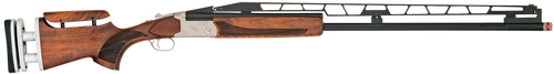 TriStar 35414 TT-15A Unsingle USA 12 Gauge 1rd 2.75" 34" Adjustable Rib Barrel Silver Rec Walnut Fixed with Adjustable Comb Stock Right Hand (Full Size) Includes 3 Extended MobilChoke