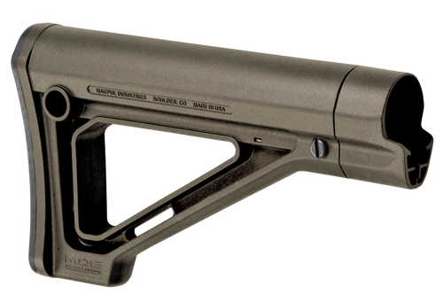 Magpul MAG480-ODG MOE Carbine Stock Fixed OD Green Synthetic for AR-15, M16, M4 with Mil-Spec Tube (Tube Not Included)