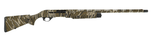 Spandau Arms 21000192 S2  Full Size 12 Gauge Semi-Auto 3" 3- 2.75" Shells 28" Overall Mossy Oak Bottomland Vent Rib Barrel, Drilled & Tapped Receiver & Fixed Synthetic Stock, Benelli Choke Tube System