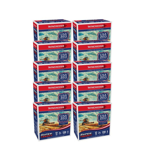 SUPER TARGET 12 GAUGE 2-3/4'' 1-1/8OZ#8 SHOT 1200FPS 250/CASE