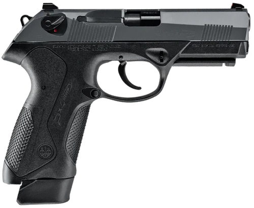 Beretta USA JXF9G10SD PX4 G-SD  Full Size Frame 9mm Luger 10+1 4" Black Inox Heavy Contour Rotating Barrel, Black Bruniton Serrated Steel Slide, Black Polymer Frame w/Picatinny Rail